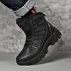 Herren Plus Samt Wasserdichte High-Top Schneestiefel - Groß, Warm, Rutschfest Winter Baumwollschuhe