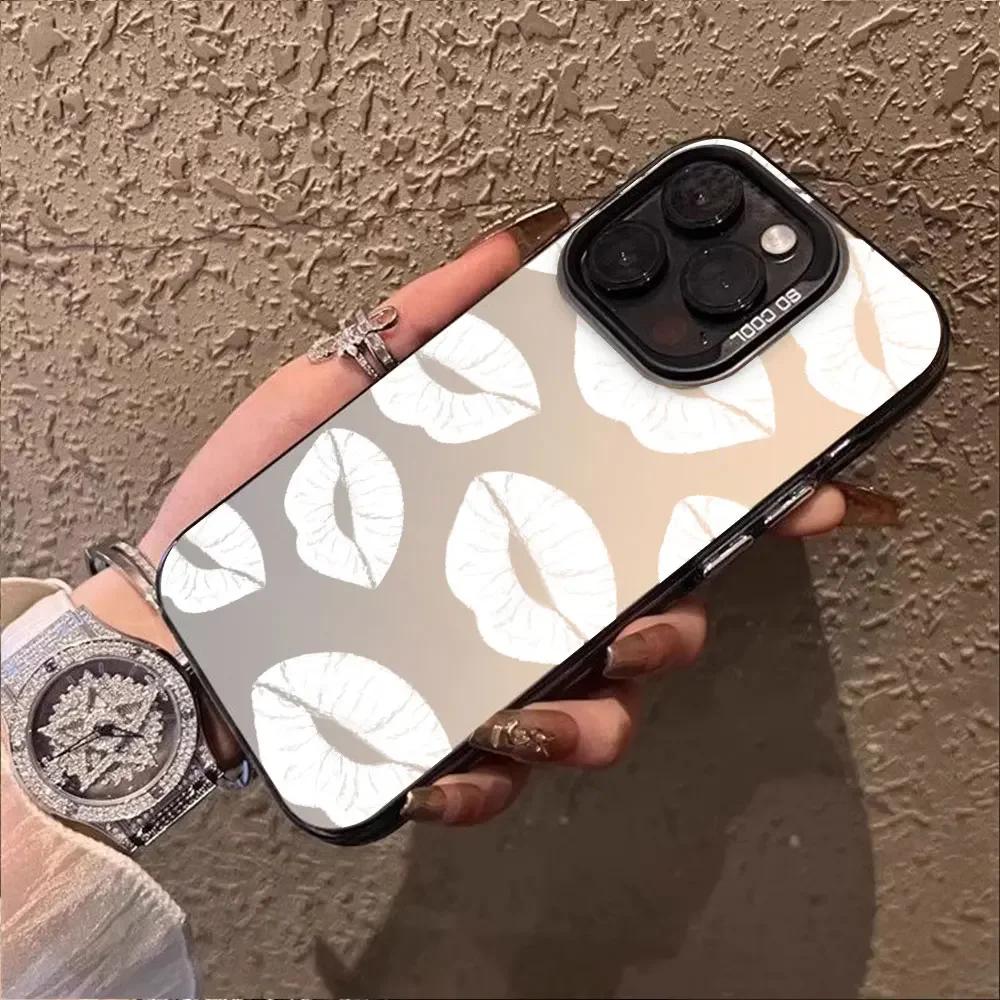 Red Lips Case For Tecno Spark Go 2024 2023 2022 2021 Spark 20 10 Pro 10 10C 20C 6 Go KE5 Phone Cover For Tecno Spark 8C 9 Fundas