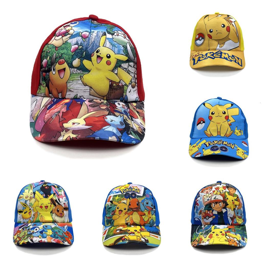 Pattern Kids Sun Protective Baseball Hat With Short Brim For Outdoor Use