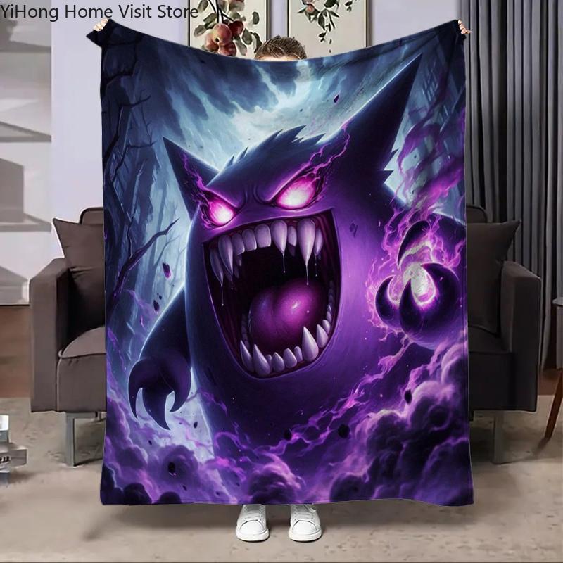 Charizard Pokemon Japan Cartoon Flannel Blanket Fluffy Children and Adults Sofa Plush Bedspread Throw Lunch Blanket for Sofa Bed