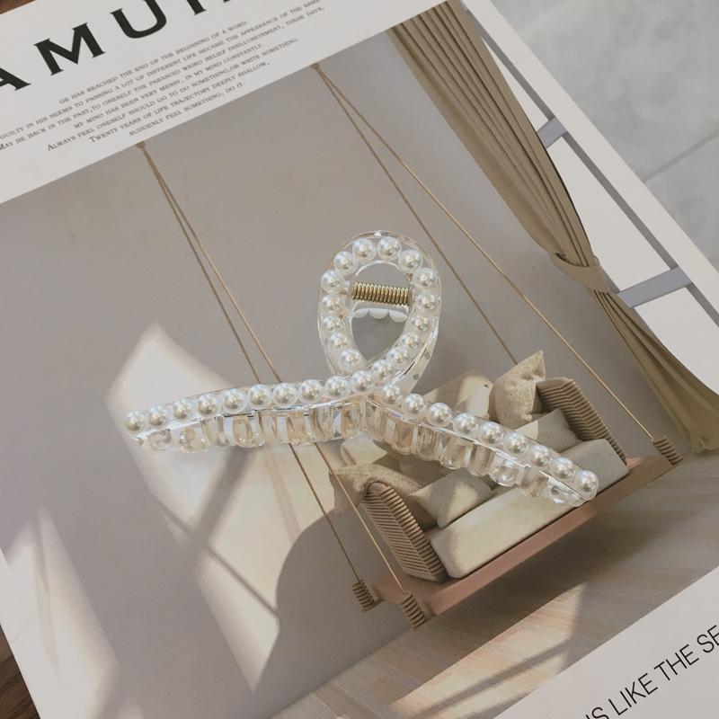 

Ручная работа Волосы Высококачественный Зажим-краб Элегантный Натуральный стиль Аксессуар для волос Женский Для