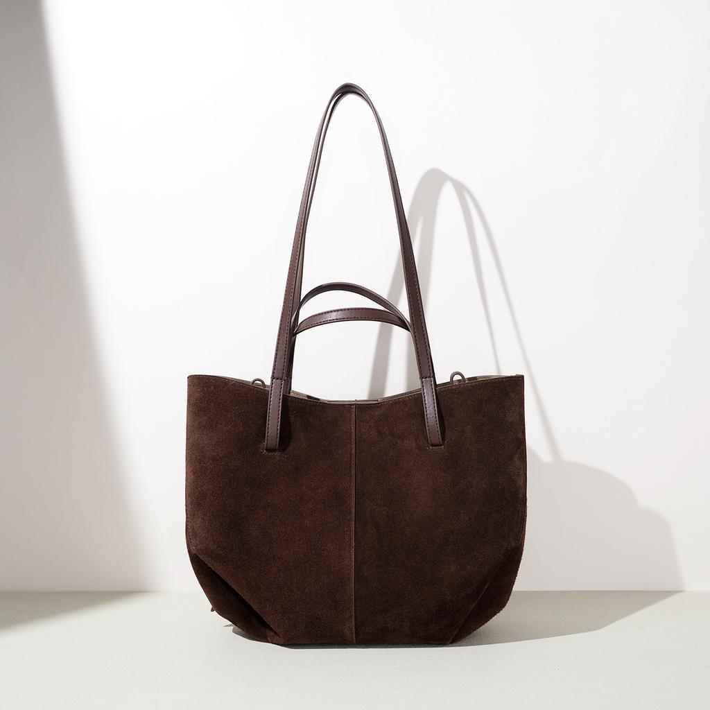 French Large Capacity Shoulder Bag Frosted Autumn and Winter Premium Handbag Commuter Classic Underarm Bag