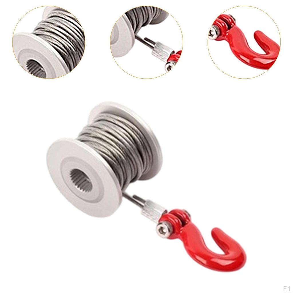 RC Servo Winch Wheel 25 Metal Lightweight Sturdy Spool 1/10 Crawler Upgrade Part for