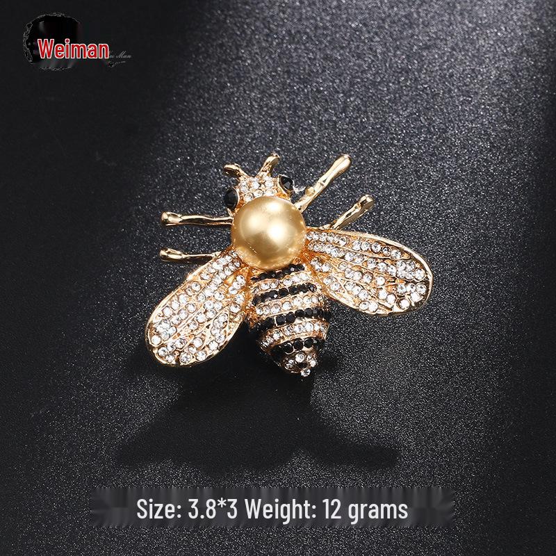 Broche de Abelha: Broche de Inseto Mini Fofo para Gola ou Acessório