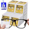 Eyeglass Cleaning Wipes Disposable Anti Fog Lens Pads Quick Dry Streak Free for Glasses Camera Phone Remove Dust Oil