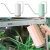 1L Plant Watering Can Stainless Steel Curved Mouth Flowers Watering Can Portable Multi-function Bonsai Garden Sprinkler Bottle