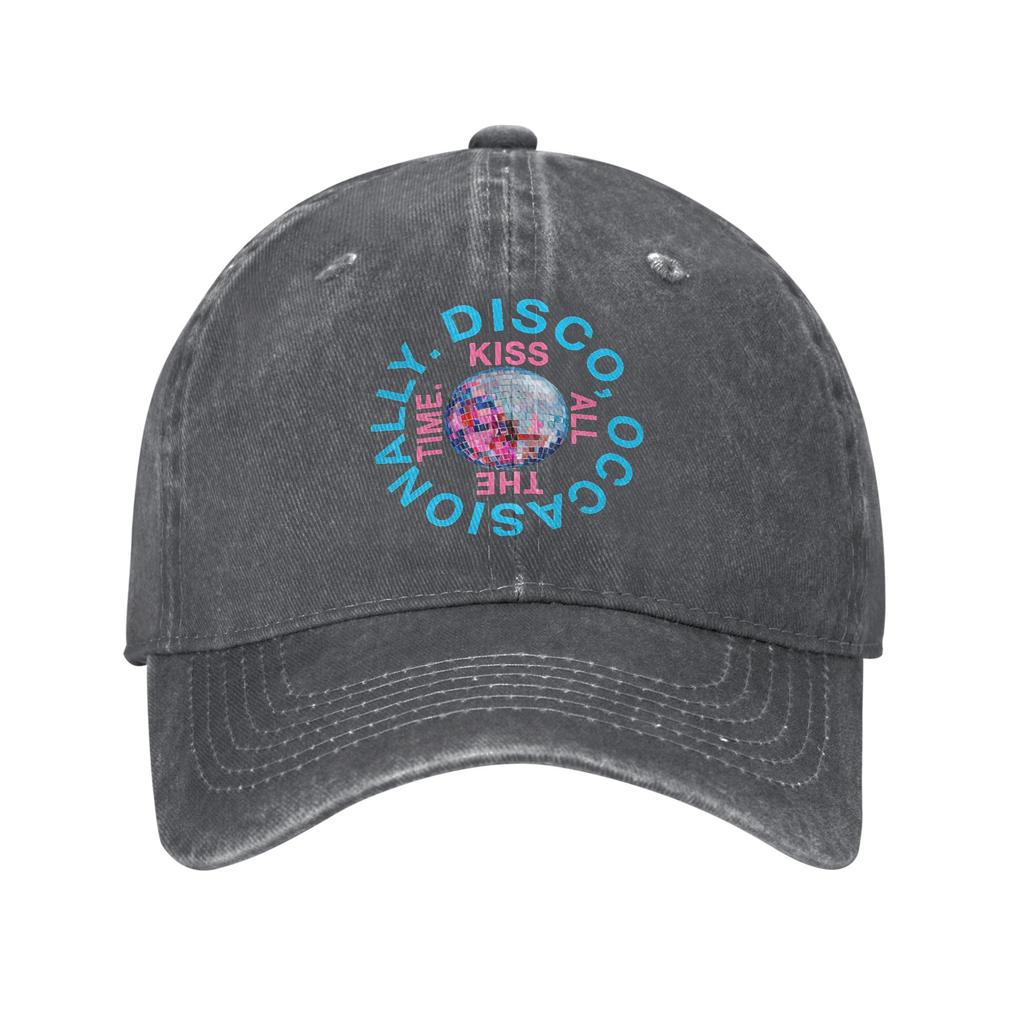 Kuss All The Time Disco, Gelegentlich 2026 Sonne Baseballkappe Paar Damen Hüte Frühling Outdoor Sport Großhandel Baseballkappen