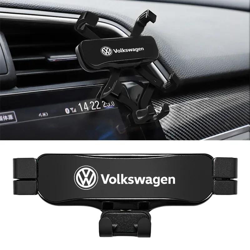 lmn1 ·Car Phone Holder Auto Air Outlet Clip GPS Stand Accessories For VW GTI Rline Golf 6 7 Passat CC Polo Tiguan Arteon Touareg Cadd