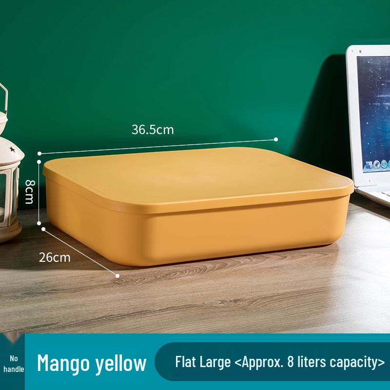 Colorful Macaron Storage Box Set - Dustproof Organizer for Bathroom, Bedroom, Cosmetics, Toys & More (5 Pieces)