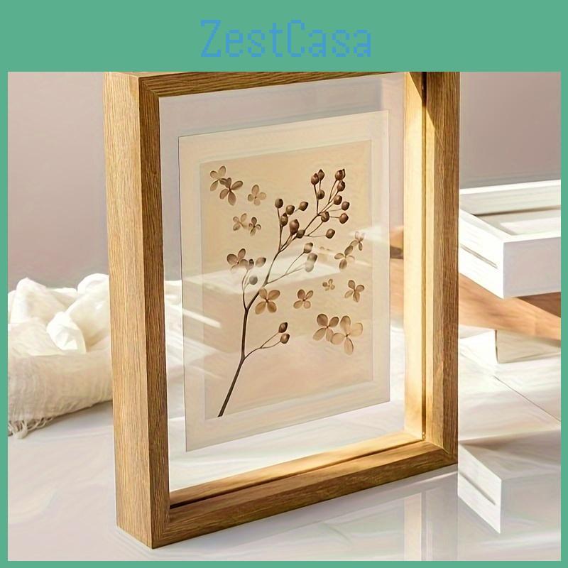 Transparente Bild 1 Beidseitiger PC-Rahmen Glasbildrahmen Montage-Rahmen 7 Zoll Präparat DIY-Bildrahmen Pendelrahmen
