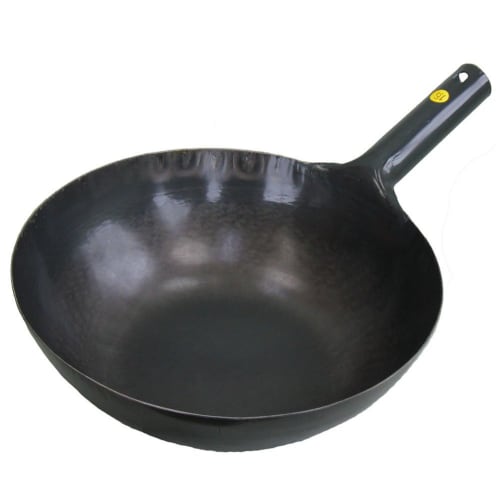 Yamada Industrial Co., Ltd. Jern Hamret Enhånds Wok (1,6 mm tykkelse) 27 cm
