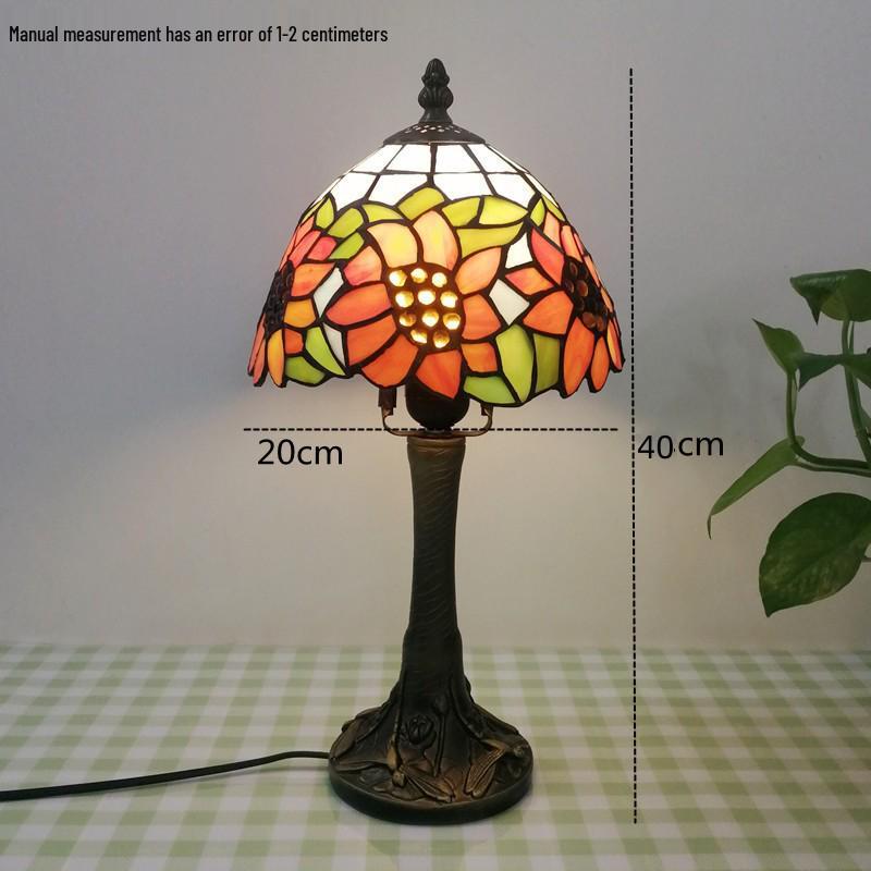 Tiffany Style Desk Lamp for Bedroom, Living Room, or Children's Room Night Light
