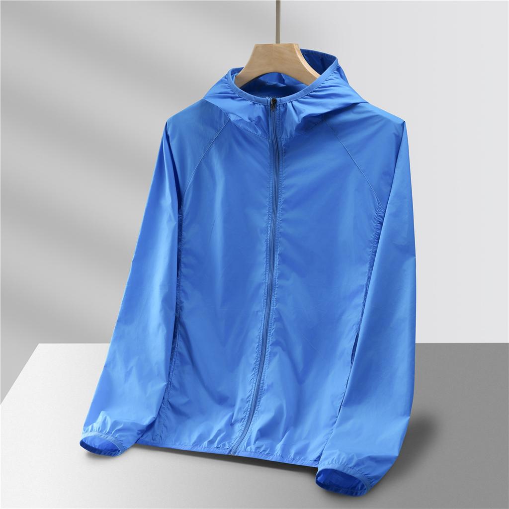 Camping Wasserdicht Sonnenschutz Kleidung Dünn Leicht Atmungsaktiv Fahrradjacke Herren Damen Schnelltrocknend Sportjacke Windjacke