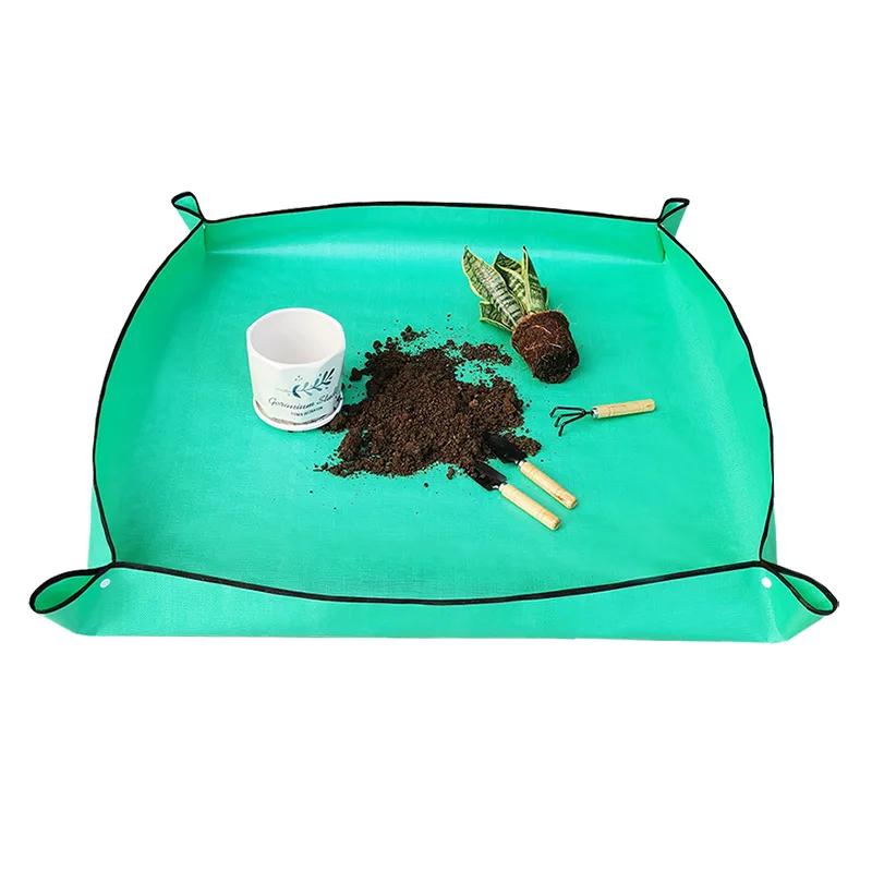 1pcs Planting Mat 50cm-100cm Gardening Potting Pad Foldable Garden Plant Flower Pot Transplanting Waterproof Mats