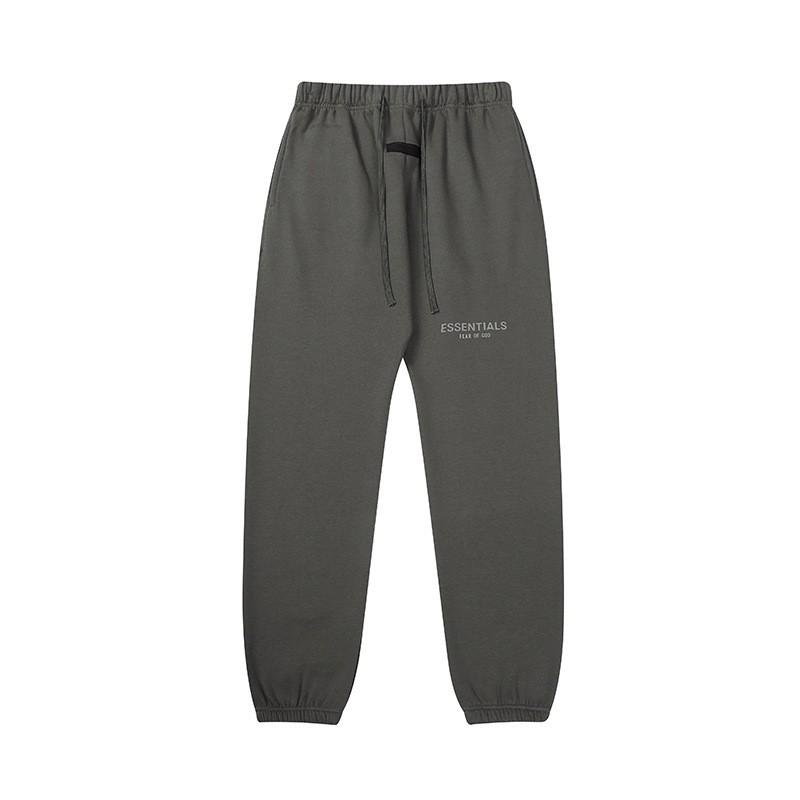 ESSENTIALS Flocked Sweatpants Men Women High