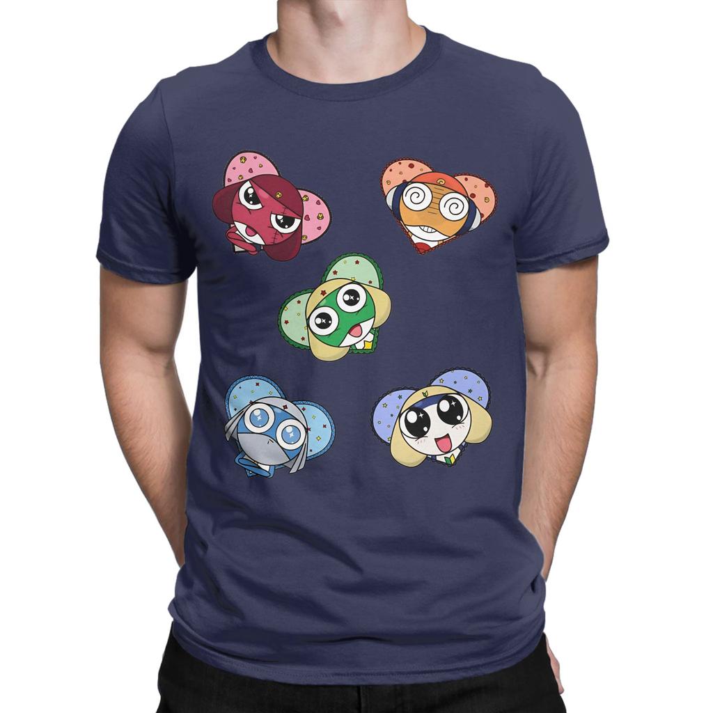 Space Sgt Frog Keroro Giroro in Love Men Women T Shirts Tee Shirt Short Sleeve TShirt Pure Cotton Graphic Printed Clothing