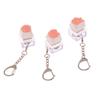Creative Pink Cat Claw Keycap Mechanical Keyboard Keychain Led Keyboard Keyring Cute Girly Bag Pendant Relief Stress Toys