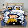 Mystery Coraline's World 3pcs Bedding Set,Including 1pc Duvet Cover And 2pcs Pillowcases Perfect Gift for Christmas,Ideal for Bedroom, Dormitory