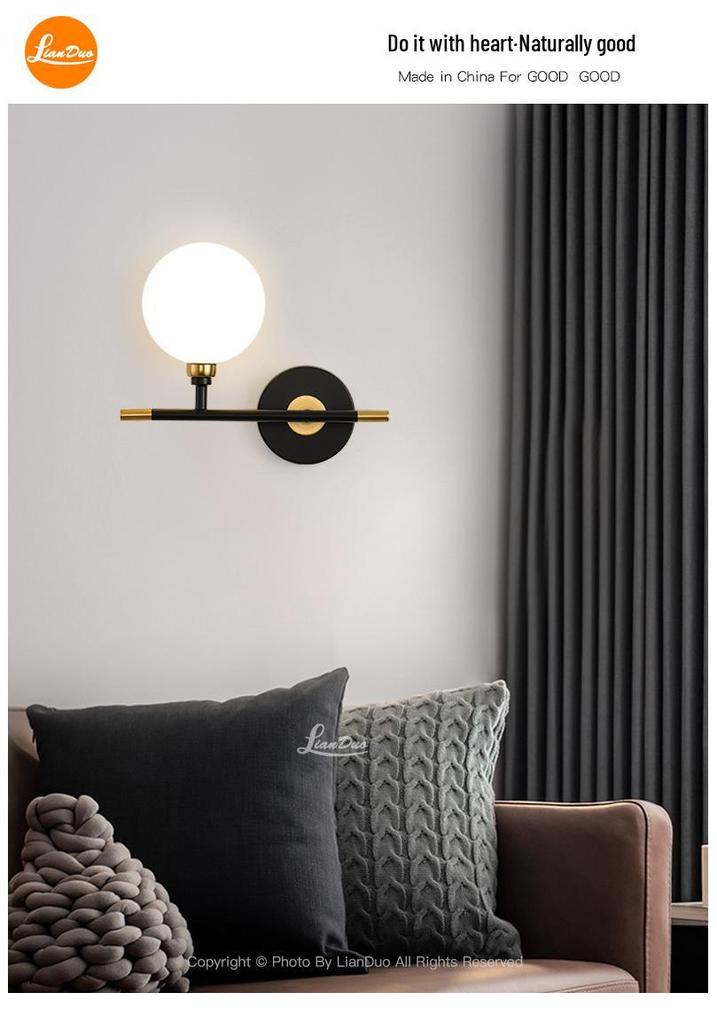 Modern American Wall Lamp: Luxurious Bedroom, Living Room, Hotel Hallway & Corridor Lighting