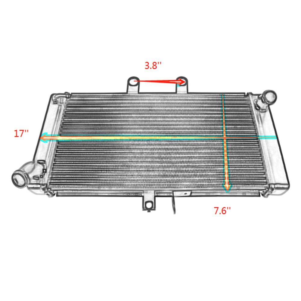 For SUZUKI GSF1250 BANDIT GSF 1250 GSF1250S 2007-2015 2014 Motorcycle Accessories CNC Engine Radiator Cooler Cooling Water Tank