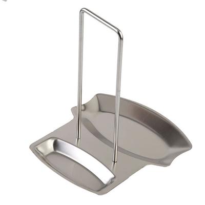 Coperchio per pentola in acciaio inossidabile, coperchio, supporto per cucchiaio, fornello, organizer per riporre i cucchiai da zuppa