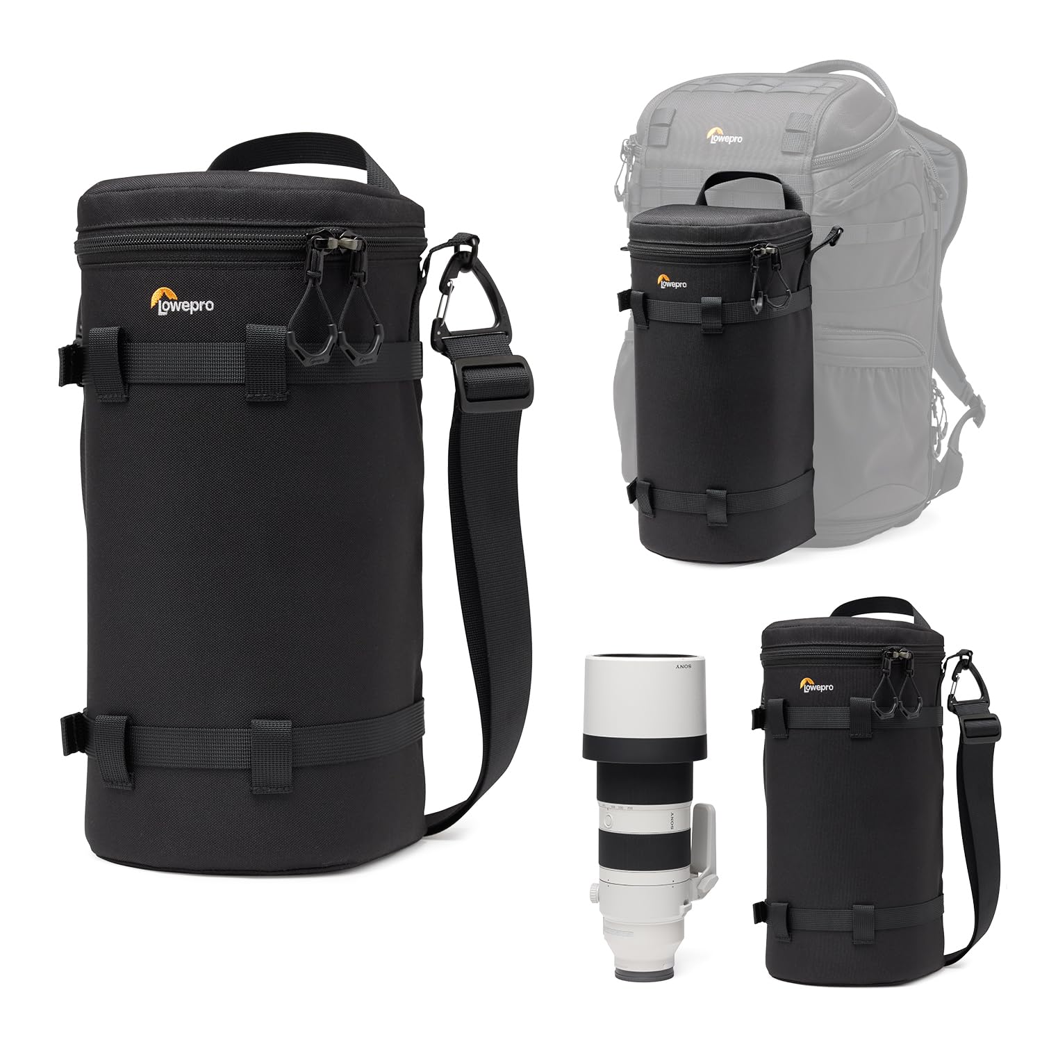Lowepro ProTactic Lens Case 13 x 32 III Camera Lens Tas voor 300mm voor DSLR en Mirrorless F/2.8 Lens, Camera's, Vol-5L Afm. 13x5.1x5.1 inch, zwart