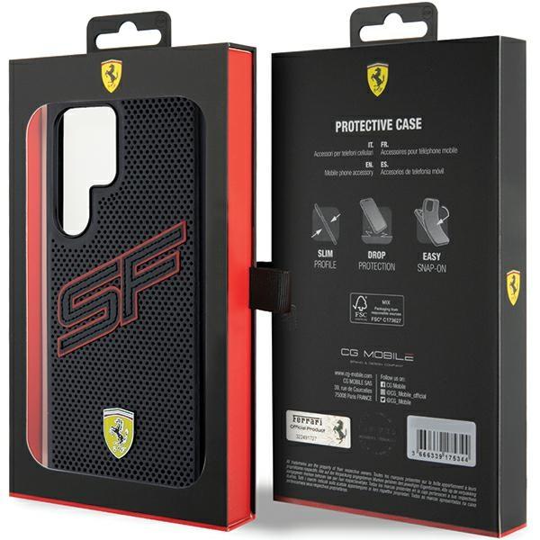 Ferrari Fehcs24Lpink S24 Ultra S928 Black/Black Hardcase Big Sf Perforated