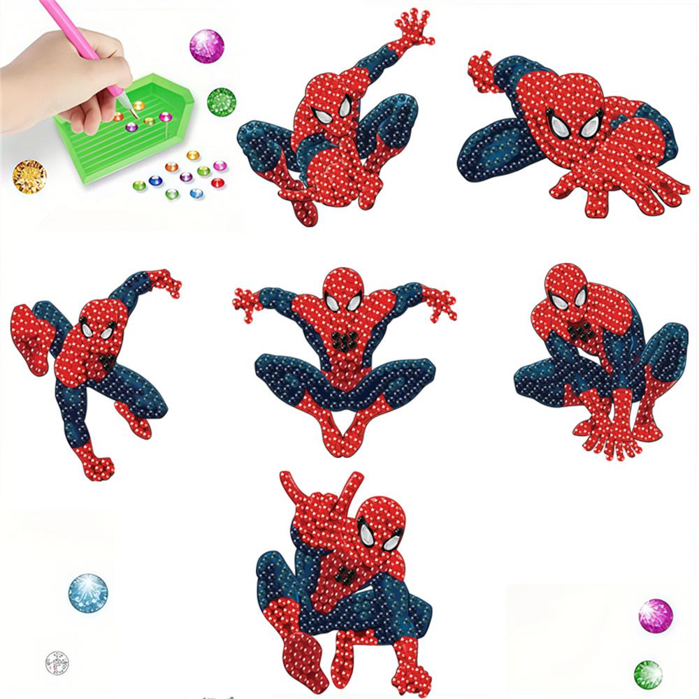 

6 шт. Серия аниме-персонажей Алмазная мозаика Магнит на холодильник Алмазная живопись Магнит на холодильник Алмазная живопись Магнит на холодильник для взрослых Начинающих