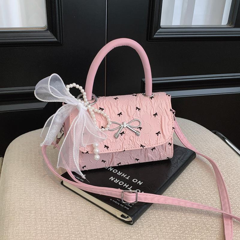 Belted Casual Bag Stylish and Fashionable Design - Single Shoulder Handbag with A Small Square Shape
