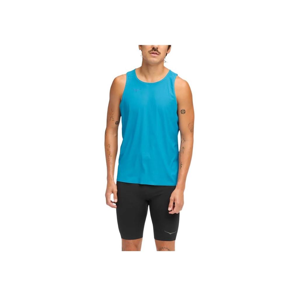 HOKA ONE ONE Solid Color Crew Neck Pullover Vest Men tops 1175770-HKB