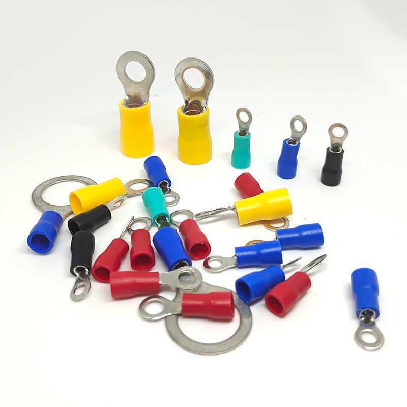 European-Style Purple Copper Pre-Insulated O-Type Wire Lug Terminal