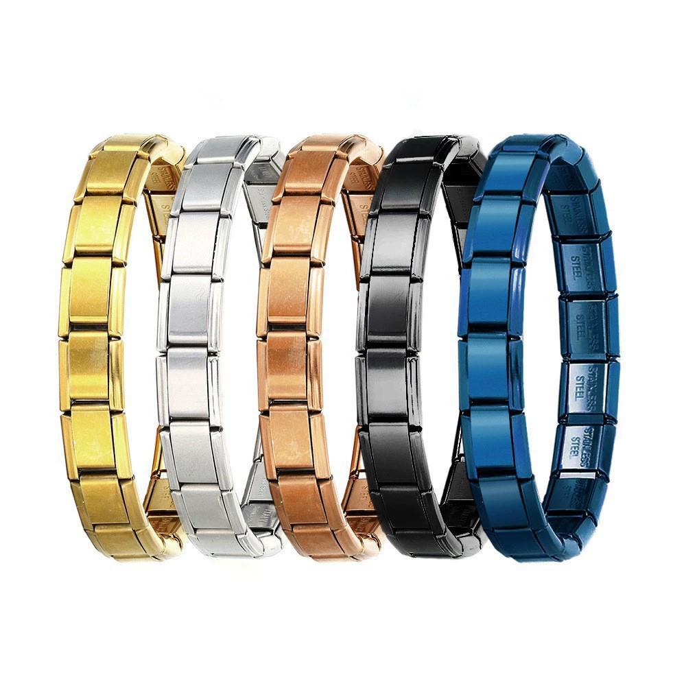 Trendy Stainless Steel Engraved Bracelet: Simple, Fashionable, Versatile, Elastic, Adjustable Titanium Steel Design