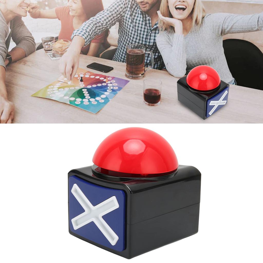 Game Answer Buzzers, Game Show Buzzers Beep Loudly, Prop for Competitive Quiz Games, ABS, for Family Quiz Nights, Birthday Parties, Contest Props