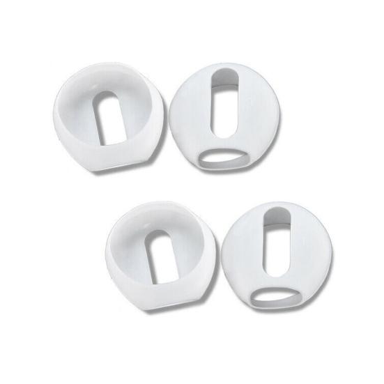 2 Pair Silicone Anti-Slip Earphone Protective Cover Case Eartips for Air-pods 1 2