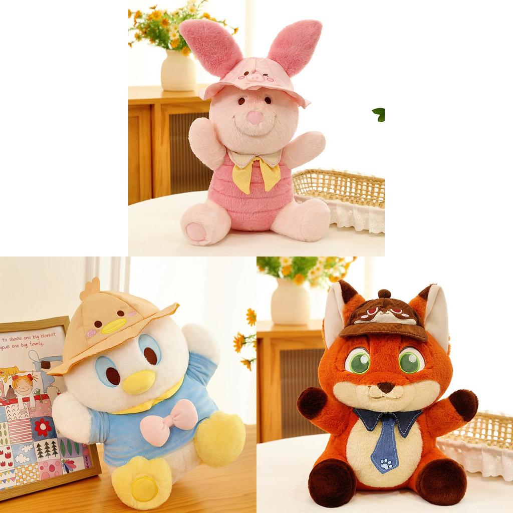 Piglet Donald Duck Stitch Nick Wilde Plush Toy With Pp Cotton Filling For Collectors And Kids