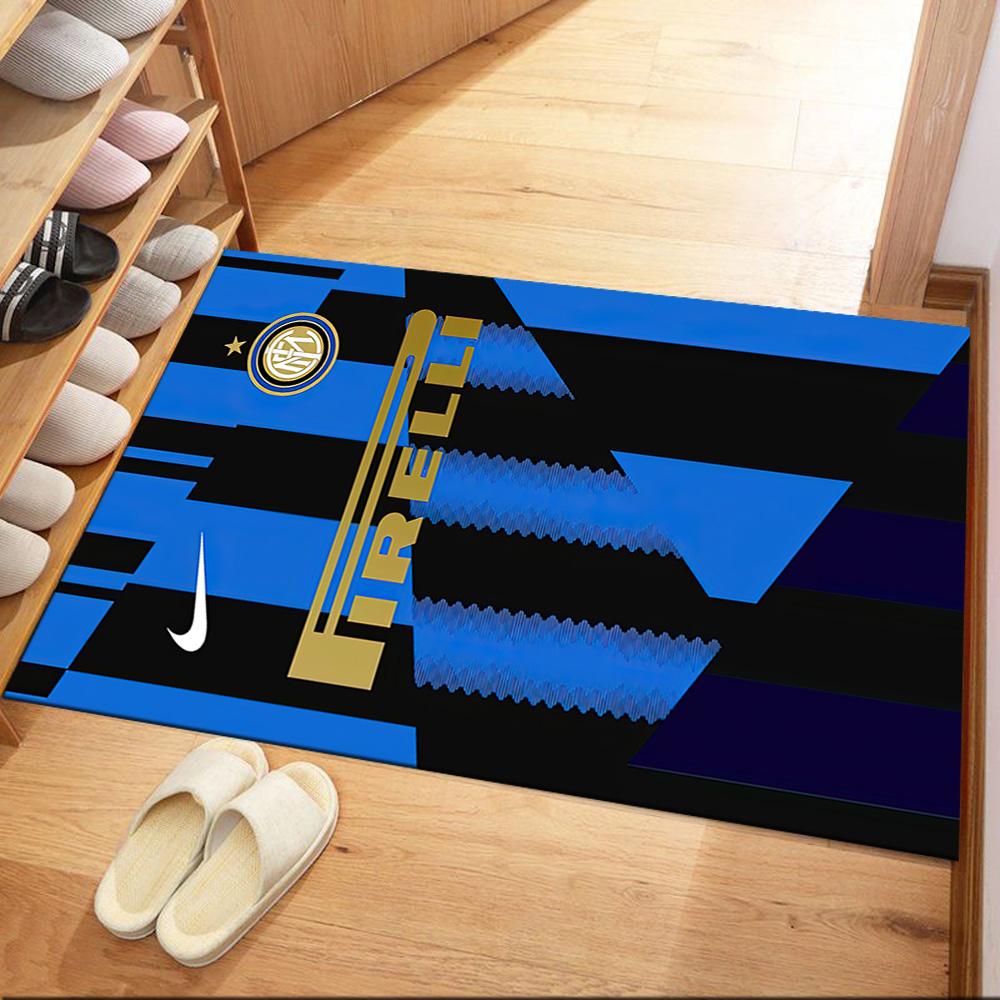 Inter Milan Area Rug Perfect For Study Room Living Rooms Game Room Foyer Antislip Rug Decorate Offices Luxury Gift For Birthday Christmas Wedding
