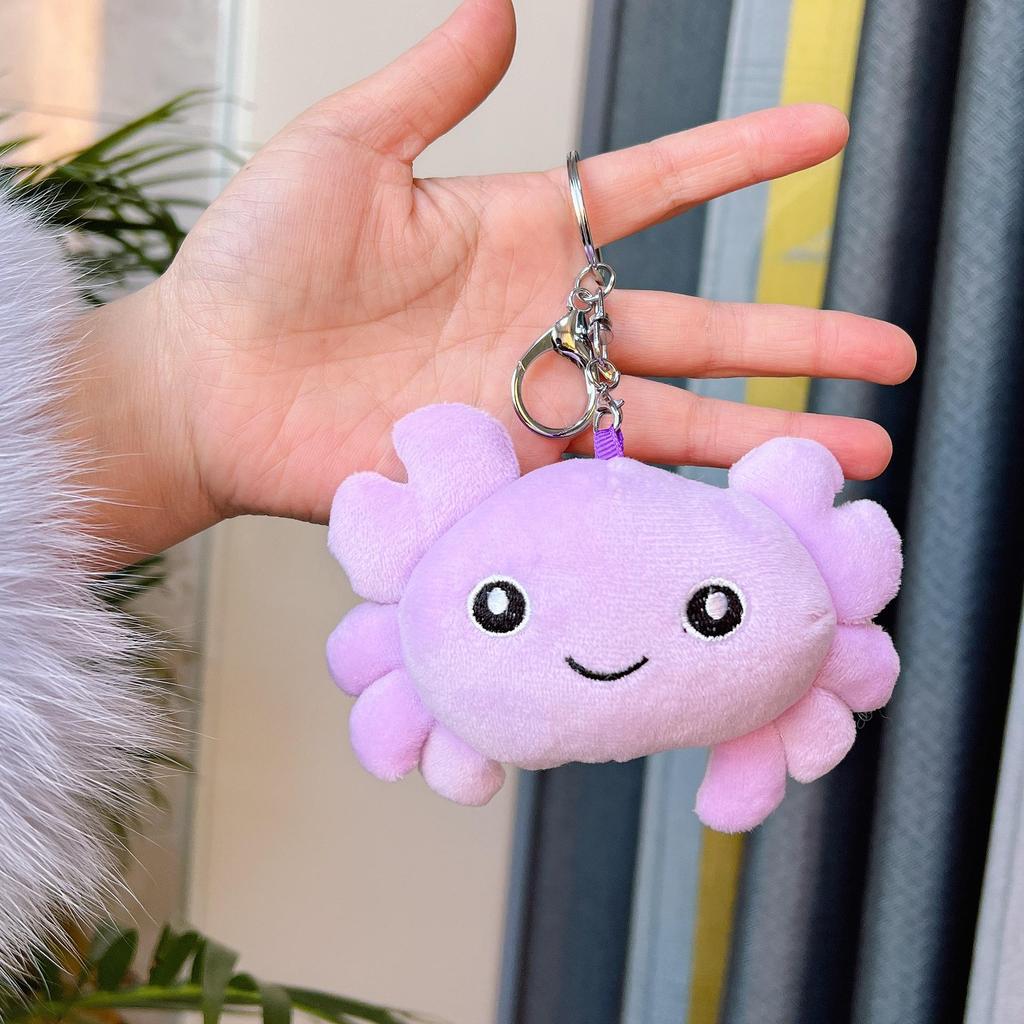 Douyin Crab Plush Keychain: Cute Couple Bag Pendant