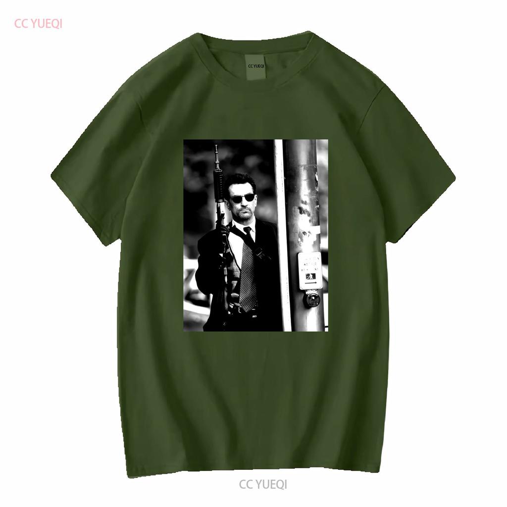 Cult Classic Movie Heat Robert De Niro Shootout Scene V3 T Shirt Vintage Washed Stretched Breathable Soft Unisex