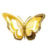 12 3D Hohl Schmetterling Wandaufkleber für festliche Weihnachts- und Feiertags-Heimdekoration