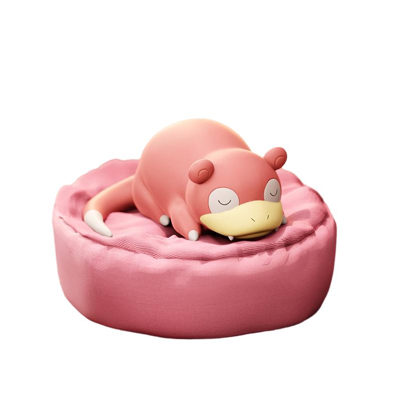 Slowpoke Snorlax Charmander Rowlet Meowth Toy Sleep Model Christmas Gift