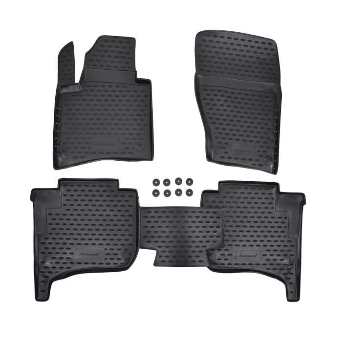 J&J AUTOMOTIVE | Tapis De Sol En Caoutchouc 3D Exclusive Pour Volkswagen Touareg 2010-2018/ Cayenne 2010-2018