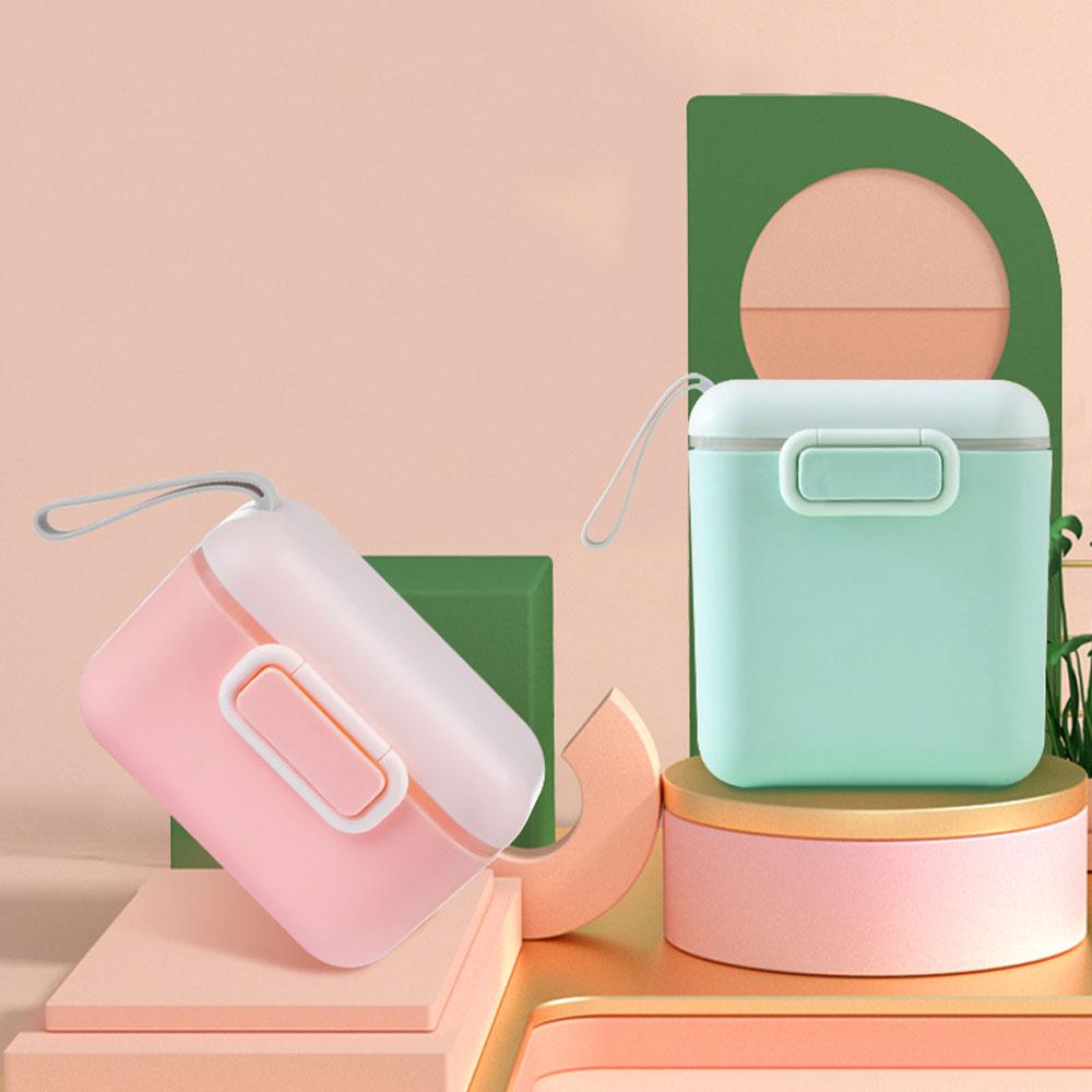 Portable Infant New Baby Essential Cereal Milk Powder Box Toddle Snacks Container Food Storage Box