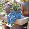 Flower Pots Silicone Mold Pants Shaped Vase Candle Pen Holder Mould Decorations