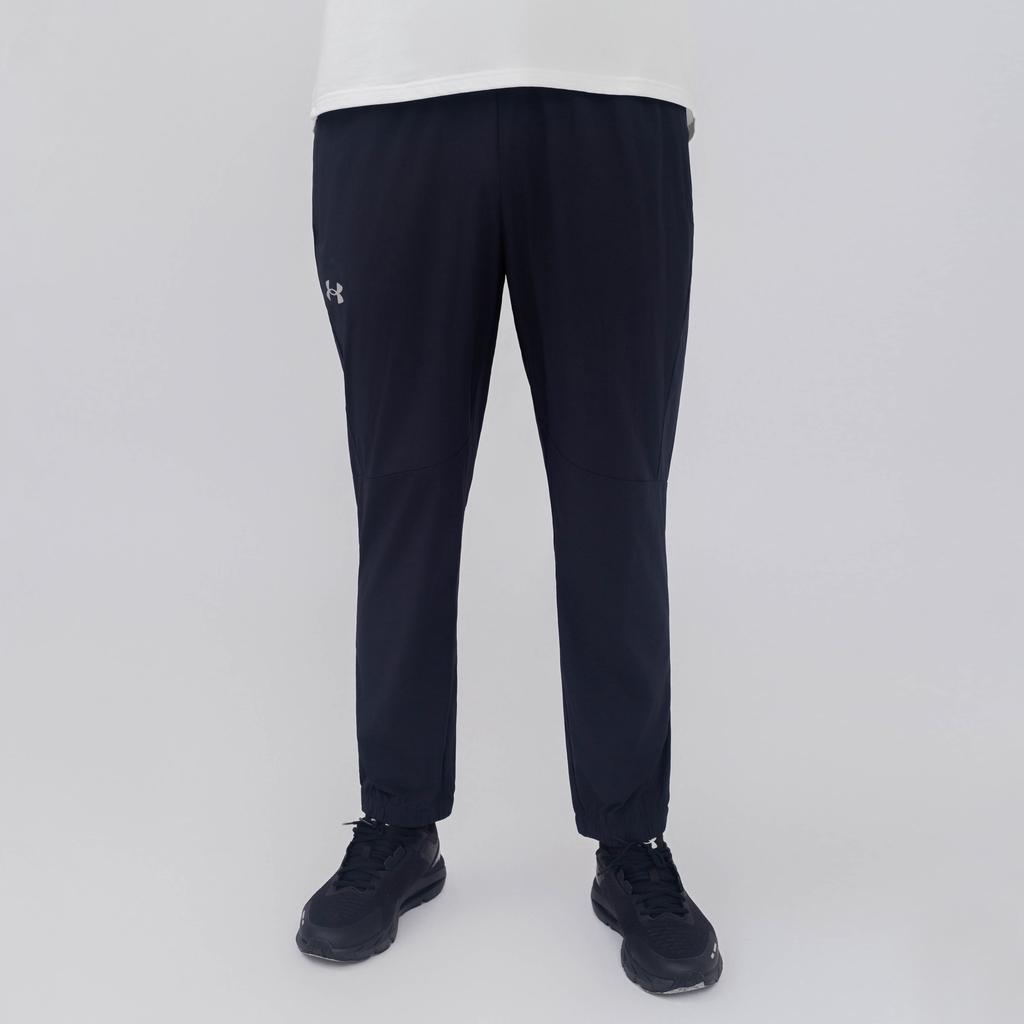 Under Armour Solid Color Woven Comfortable Quick-Dry Casual Pants Unisex bottoms Black 24500701-001
