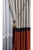 EPeddler Home Single Wing Background Curtain, Tightly Pleated, Jacquard, Bright Patterned