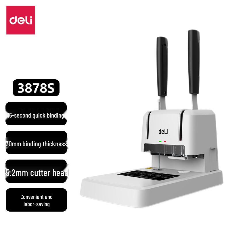 Deli Financial Document Binding Machine
