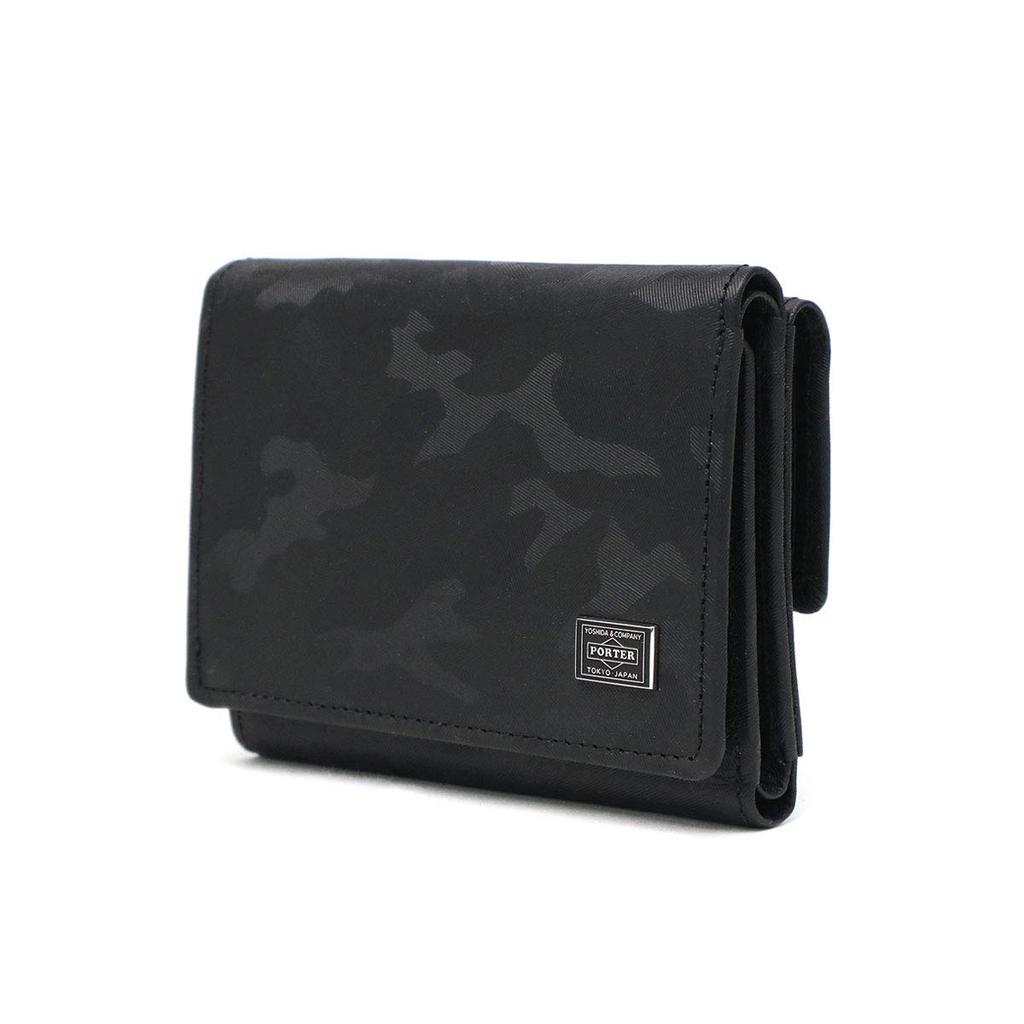 (Porter) Portofel bărbătesc PORTER din bumbac cu trei pliuri [WONDER] 342-06038 3.Verde