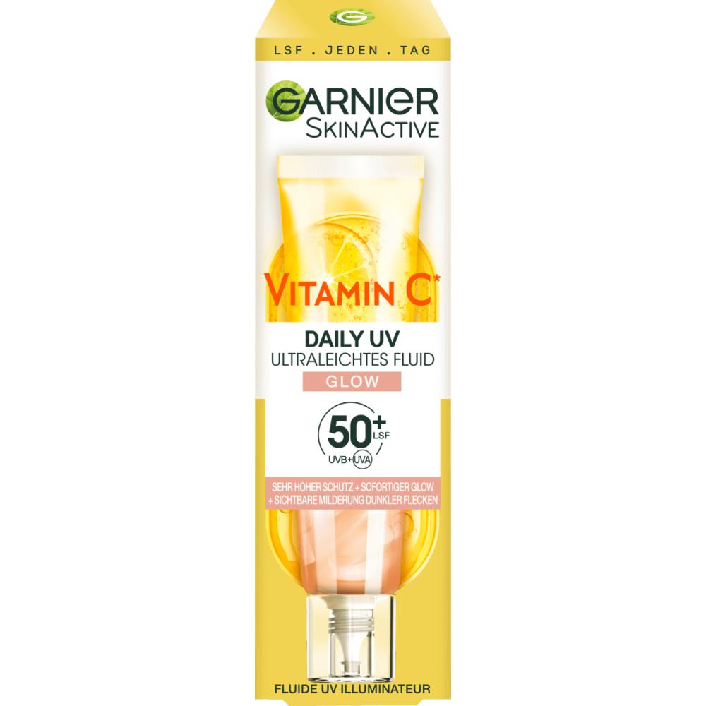 Garnier Skin Active Fluid Vitamin C Glow LSF 50+ 40ml