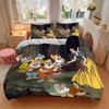 3pcs set Snow White, Seven Dwarfs, Forest print bedding quilt cover, soft and comfortable quilt cover suitable for bedroom and guest room44