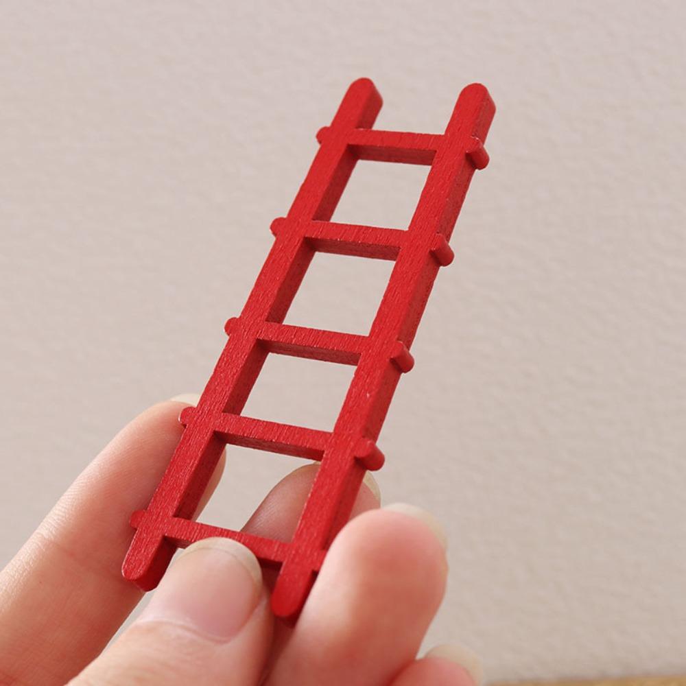 Wooden Wooden Ladder Dollhouse Dollhouse DIY Creative Figurine Stairs Toys  Home Decoration